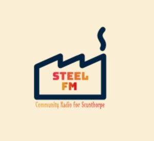 Steel FM logo, a steel factory.
